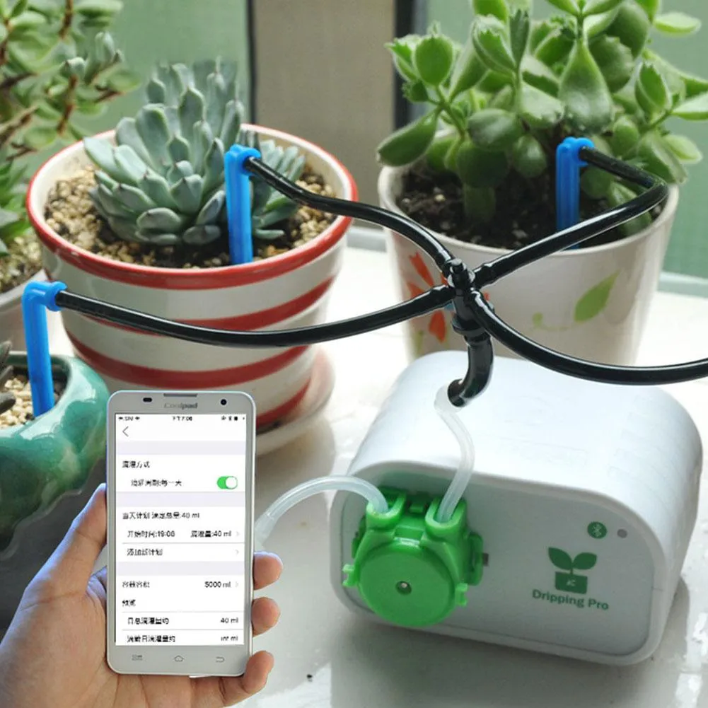 Watering Equipments Mobile Phone Controller Water Pump Timer System Of Drip Irrigation Device Indoor Plants Intelligent Garden Automatic