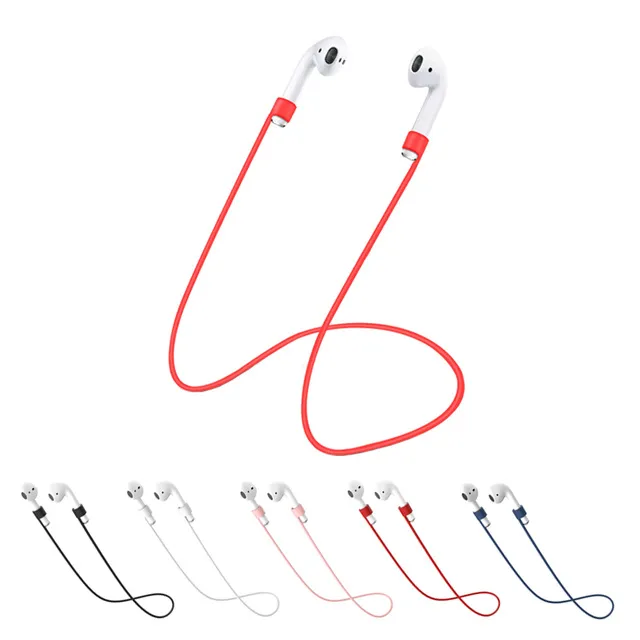 Accessori per cuffie Cavo da 70 cm in silicone anti-smarrimento per AirPods Auricolare wireless Corda per auricolare Corda per auricolare SPEDIZIONE GRATUITA