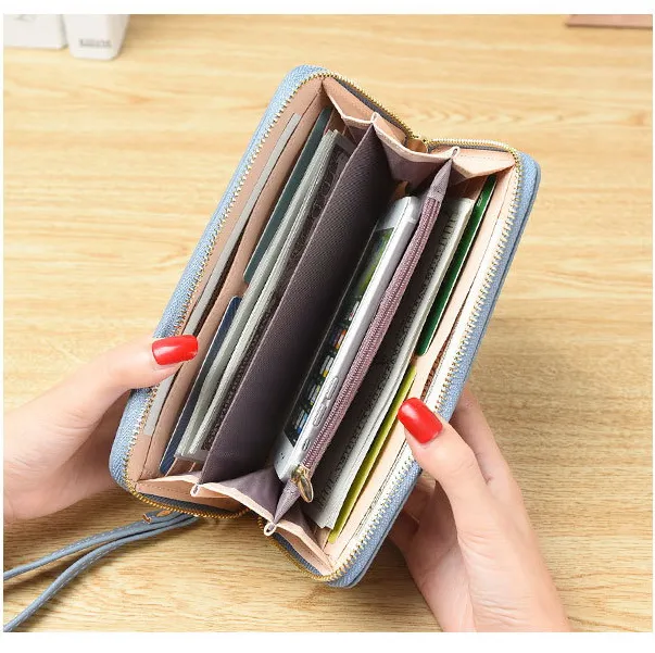 New bee tassel zipper long style women designer wallets lady casual zero purses female fashion clutchs no1995