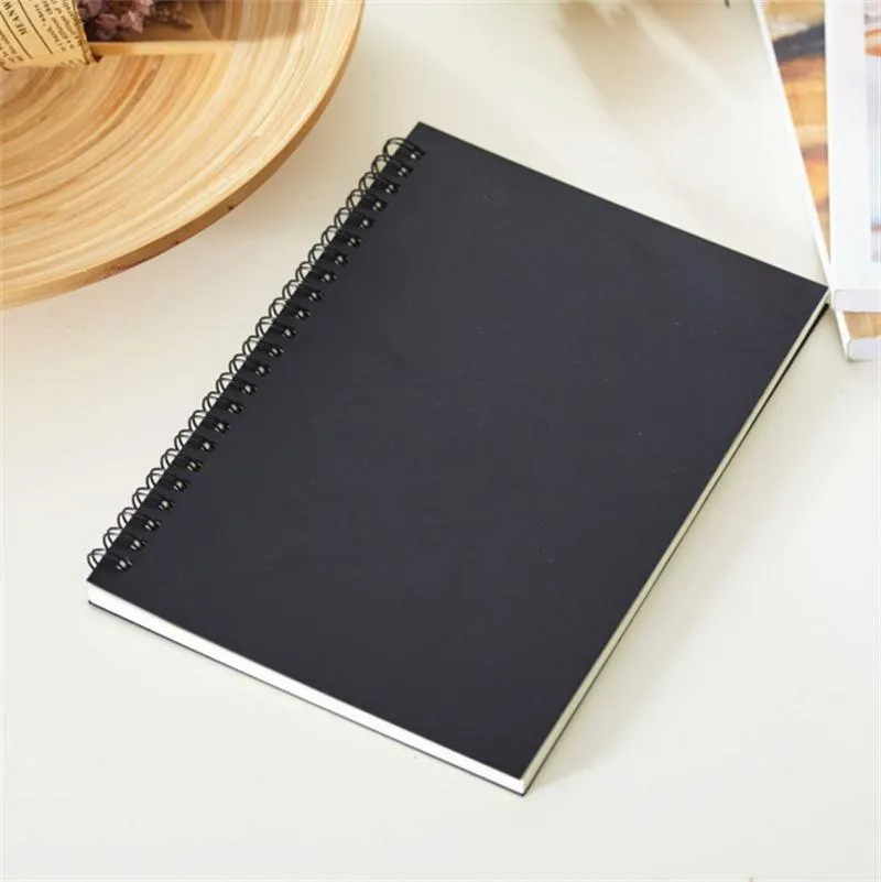 Sketchbook Diary for Drawing Painting Graffiti Soft Cover Black