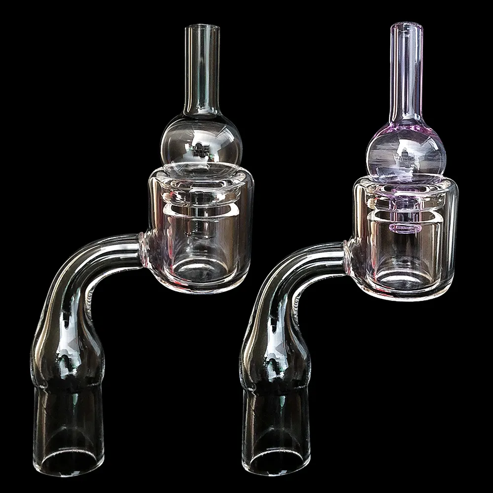 Banger termico al quarzo XXL con tappo carb 10mm 14mm 18mm Giunto per tubi dell'acqua in vetro Piattaforme petrolifere Accessorio per fumo