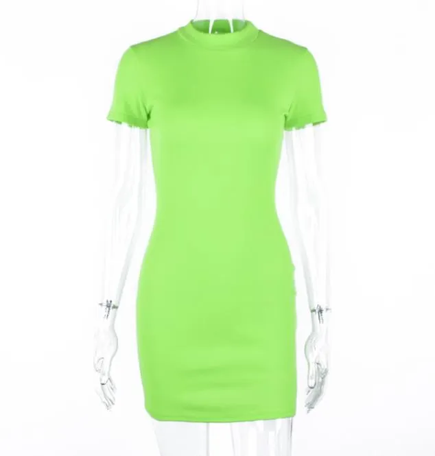 neon green turtleneck dress Wherever You Go Emerald Green Turtleneck Sweater Dress – Shop the Mint main image 1