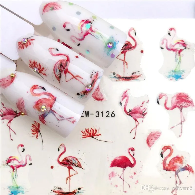 Nail Art Water Decals Transfers Stickers Summer Palm Trees Gel Polish From  Mnyt, $34.36 | DHgate.Com
