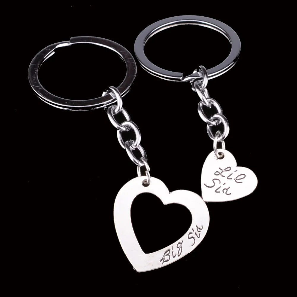 Friendship Heart Keychain Set For Family Members Heartfelt Gift