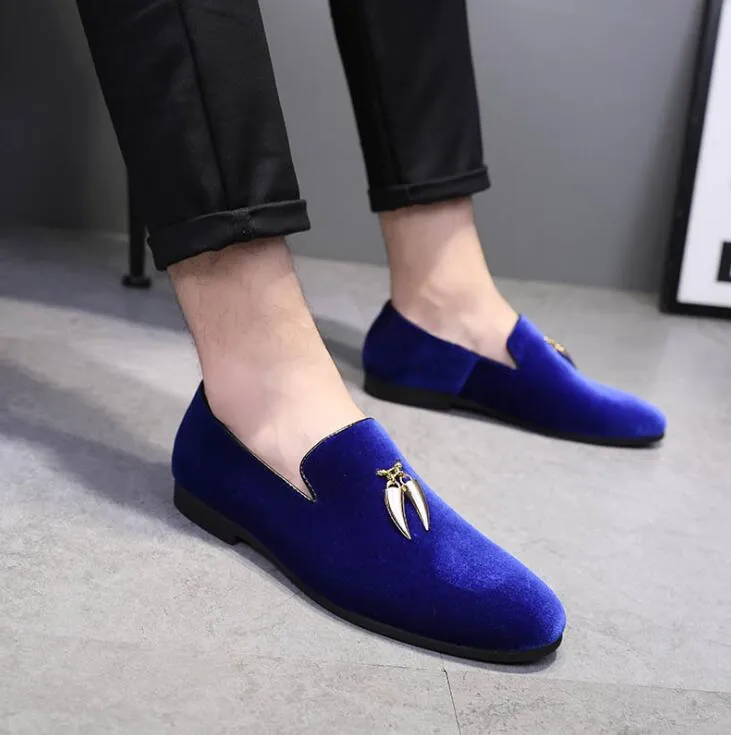 Velvet on sale formal shoes
