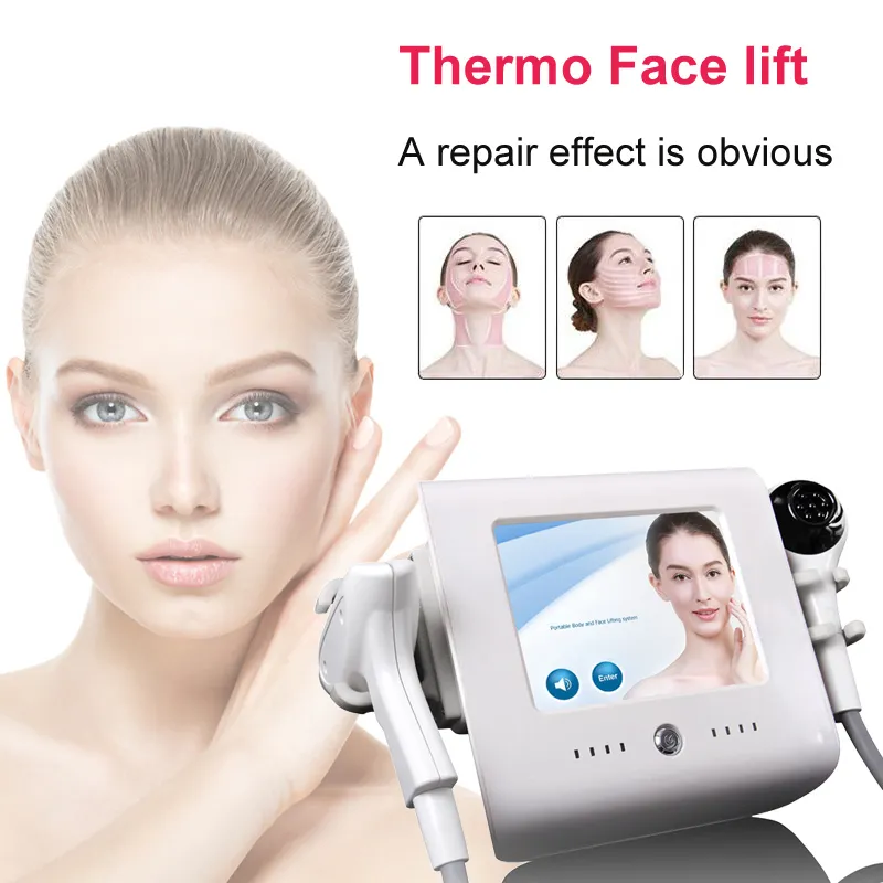 Focused Radio Frequency thermo face lifting Vacuum Cooling Focused RF Thermolift For Face Lifting Beauty Equipment