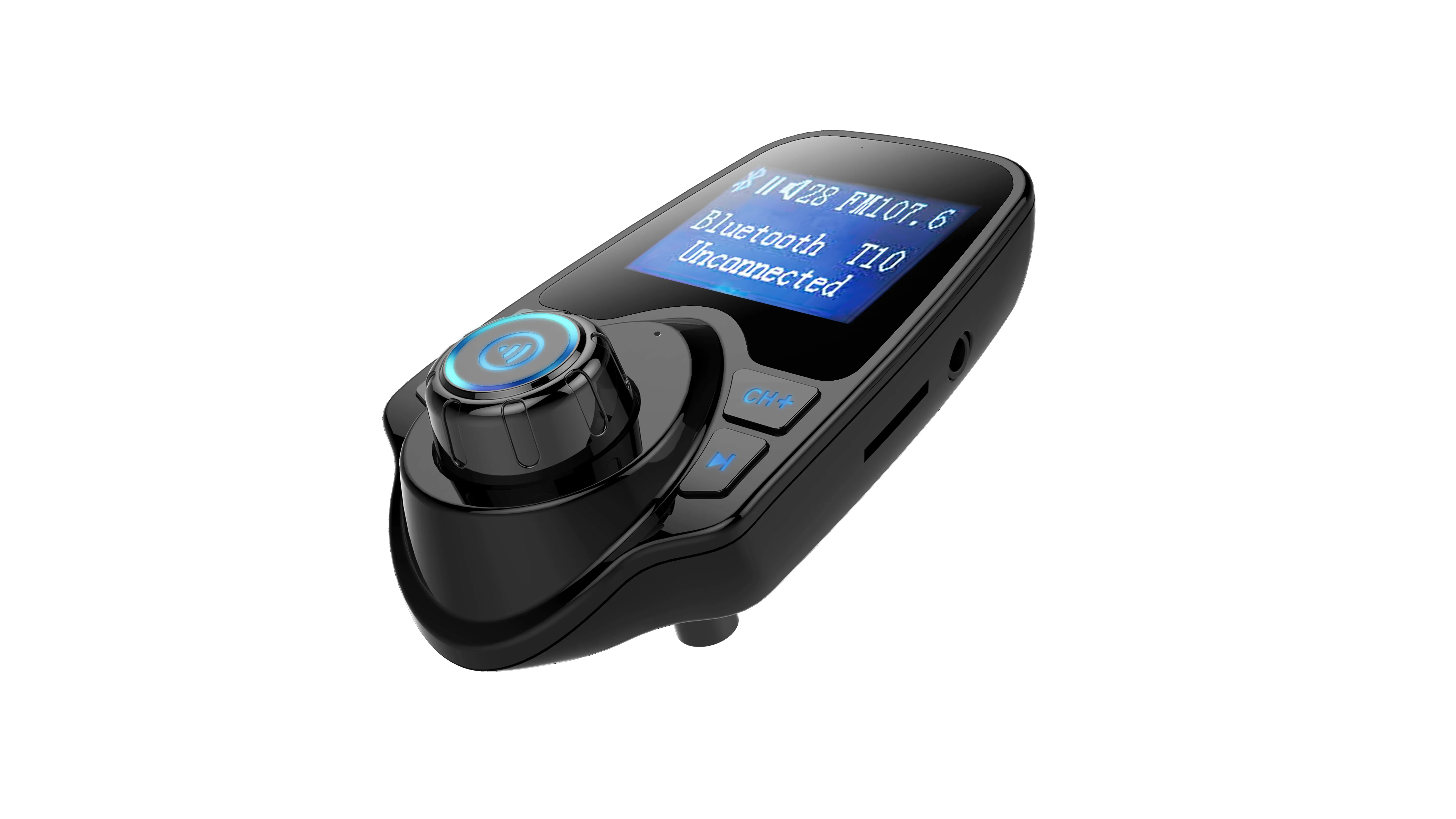 Trasmettitore FM per auto, Bluetooth, vivavoce, lettore MP3, caricabatterie per auto MP3 wireless T10