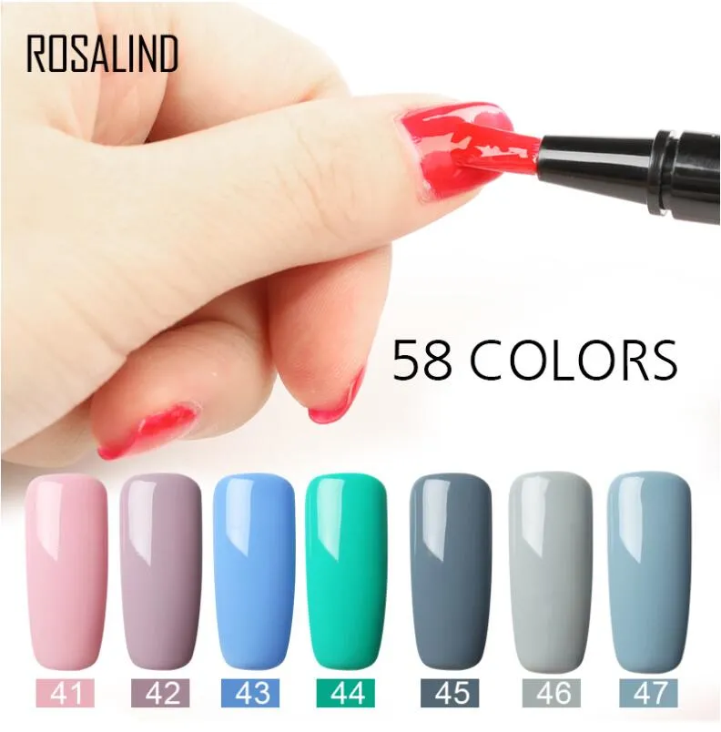 Soak Off UV Gel Nail Polish Pen 3 In 1 With Top Coat and Base Coat & Professional Nail Art 24 colors to choose from free fast shipping