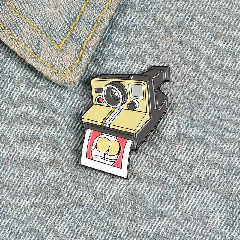 Enamel Pins For Cameras And Photo Badges Stylish Film Photography