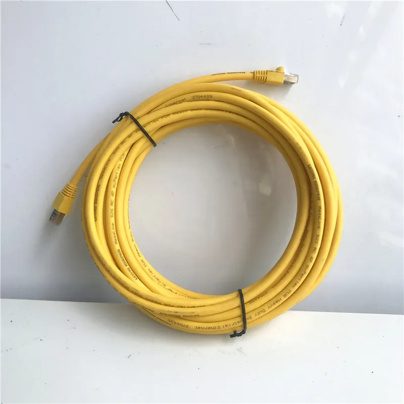 Herramienta de diagnóstico Net Cable OBD2 para bmw icom a2, siguiente cable lan amarillo para icom2423