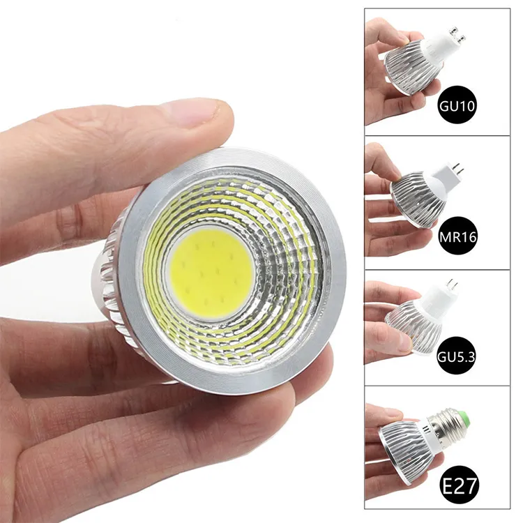 LED GU10 MR16 5W 8W 10W E27 E14 LAMPADINE Porta Faretti Incasso - Foto 4