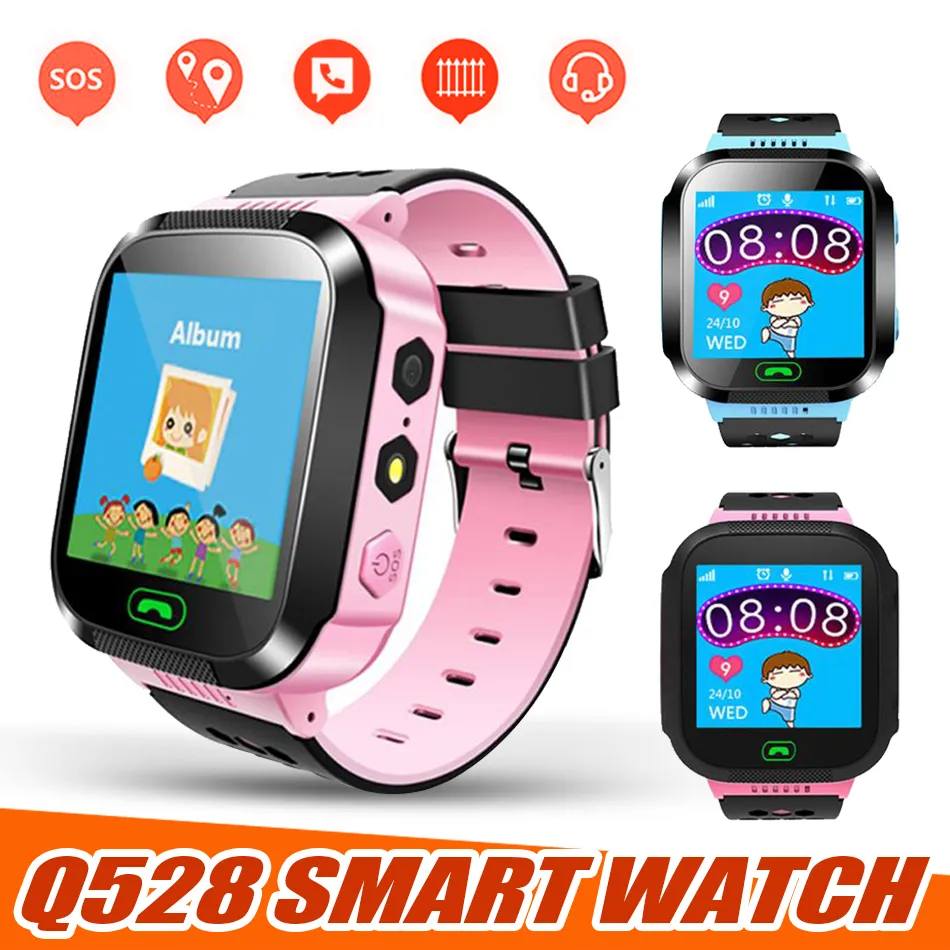 Q528 Smart Watch Children Waterproof Baby Watch With Remote Camera SIM SOS Calls LBS Location Gift For Kids PK U8 DZ09 GT08