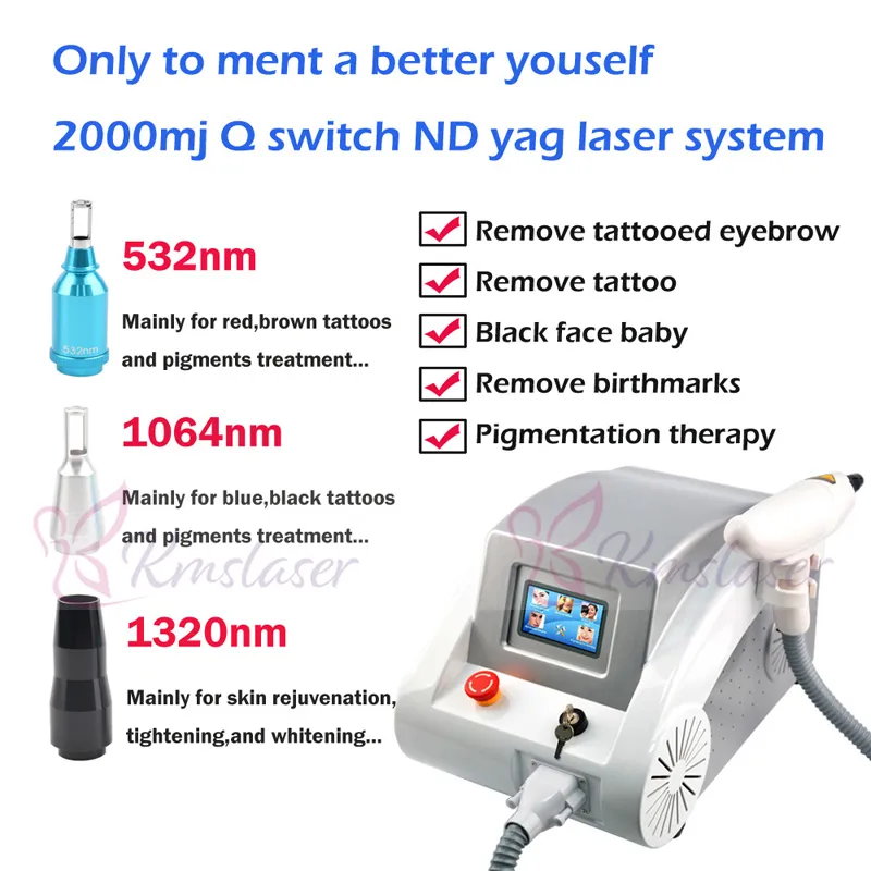 ND yag laser machine tattoo removal machine/Laser tattoo removal machine