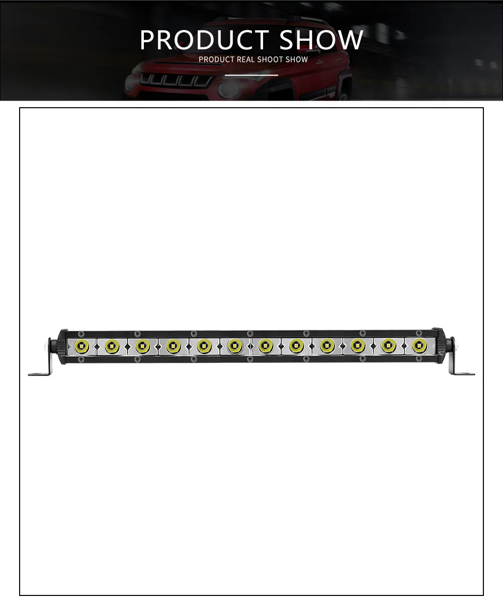 DXZ 13Inch 12LED 36W 1800LM LED Work Light Lamp Daytime Running Light for Motorcycle Tractor Boat Off Road 4WD 4x4 Truck SUV ATV