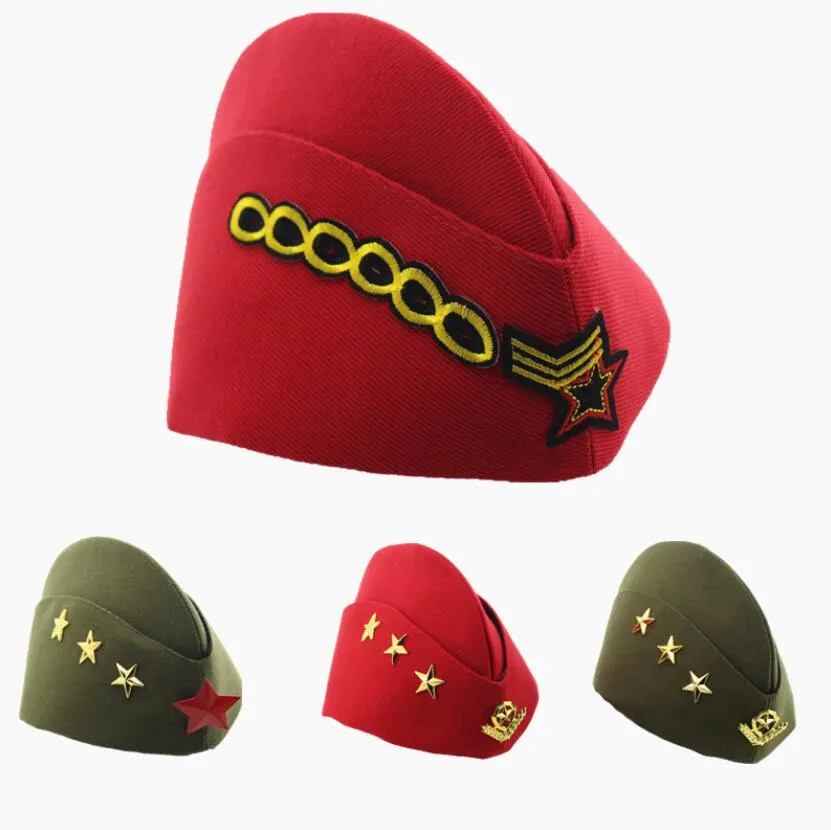 Acquistare Berretto Da Marina Russo Stella Rossa Cotone Marinaio Berretto  Da Ballo Festa Fase Distintivo Capitano Cappello Militare Berretto Rosso  Verde Militare XL Economico | Consegna Veloce E Qualità | It.Dhgate