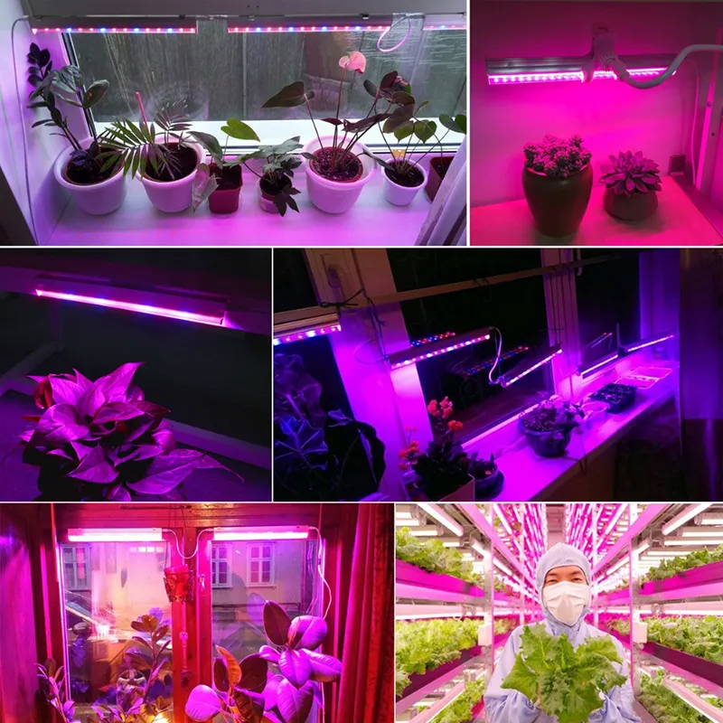 LED Grow Light T8 V Shaped Integrated Plant Light Tubes Full Spectrum ...