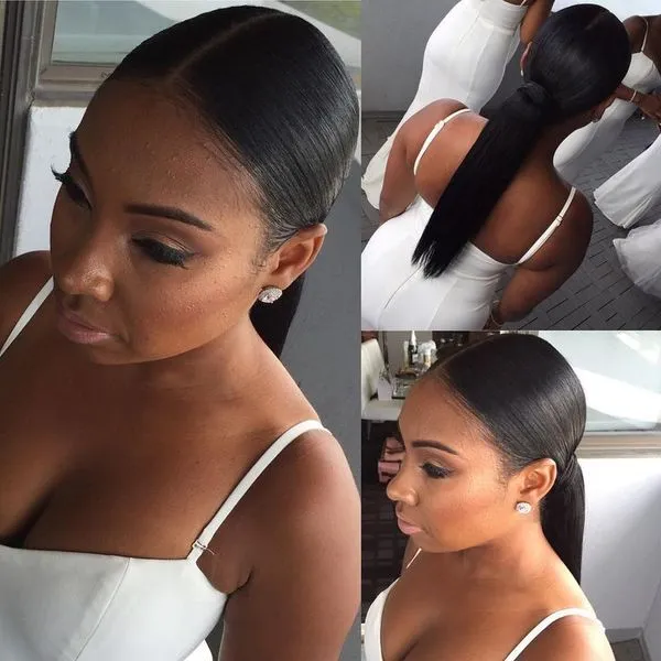 20 Smooth and Sleek Ponytail Hairstyles For Black Women - Coils and Glory
