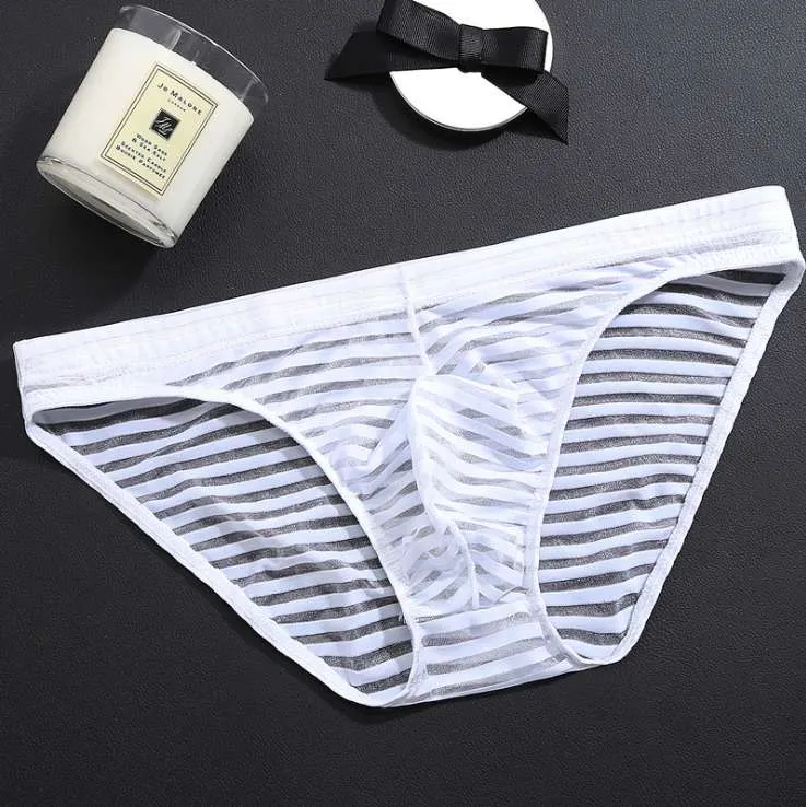 Fashion Mens Underkläder Män Korta Män Andningsbara Underkläder Bulge Panty Ny