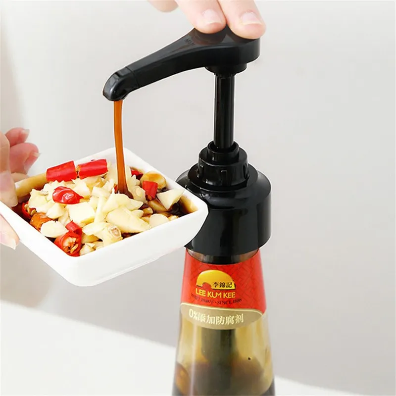 Sos sirke yağı ketçap sosu mutfak aksesuarları basın plastik çeşni dağıtıcı sıkma ağız şişesi yq01545
