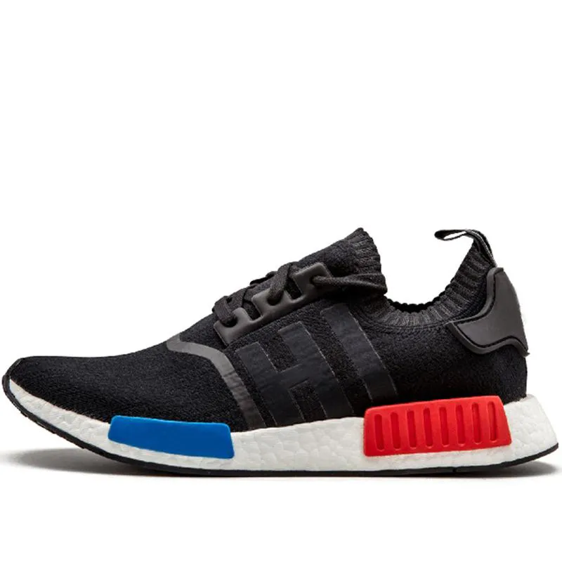 Designer Human Race Running shoes Pharrell Williams Solar Pack Mother shoes mens womens fashion and family Oreo Nerd Sneakers