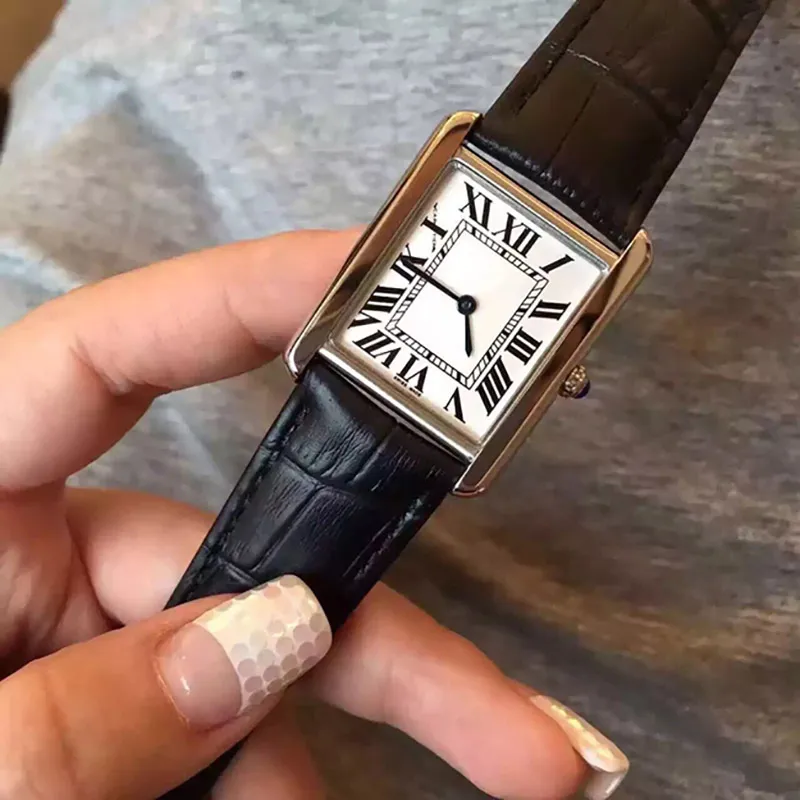 Top Nowe modne sukienki dla kobiet zegarki damskie zwykłe odbytnicy skórzany pasek renogio feminino lady kwarc na rękę Orologio di lus292h