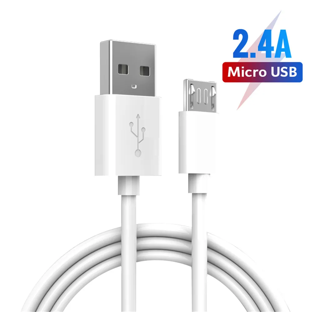 Android Şarj Kablosu Kablosu Mikro USB Veri Kablosu Cabel 1 Metre Huawei Onur 8X 4C Xiaomi Redmi Not 5 Pro Mikro USB