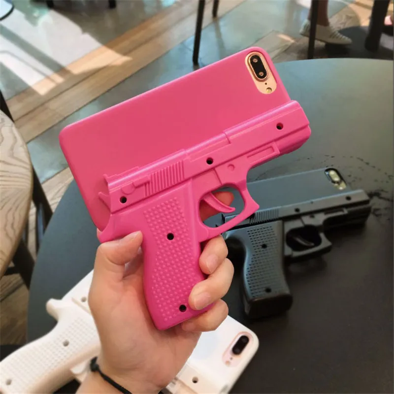 Fashion 3D Model Gun Phone Case For iphone 12 Pro Max 11 Xr Xs 7 6 6s Plus Creativity Protective Cover Shell Fashion 3D Model Gun Phone Case For iphone 12 Pro Max 11 Xr Xs 7 6 6s Plus Creativity Protective Cover Shell