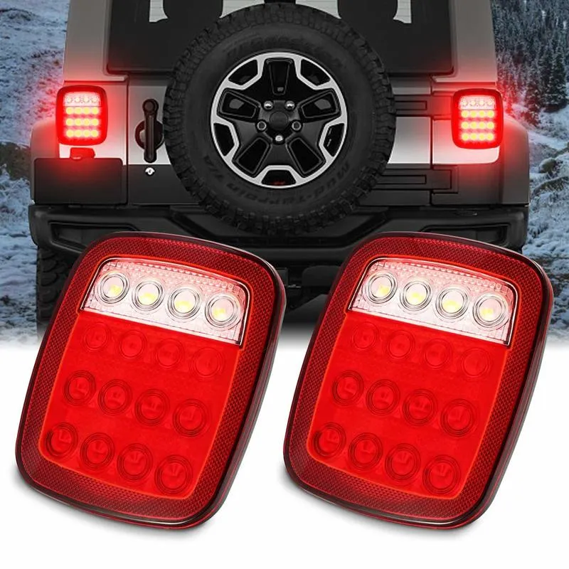 Universal LED Anhänger Rückleuchten Bremse Blinkerrück Running Back Up Stop  Rückleuchten Für YJ JK CJ Pickup Truck Van Von 12,39 €