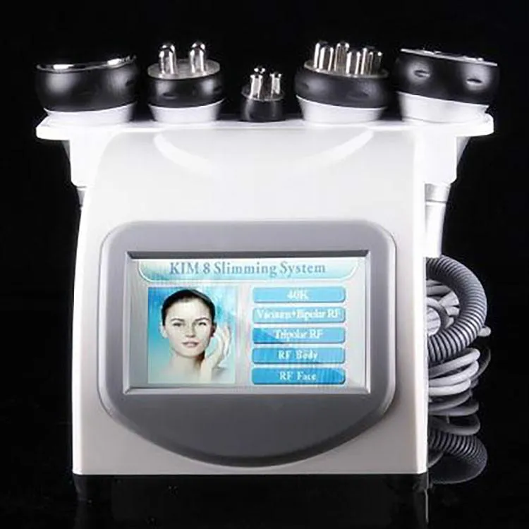 New 5 In 1 Ultrasonic Cavitation Vacuum Radio Frequency Machine for Spa Hot Sale Cellulite Weight Slimming loss Fat Burning