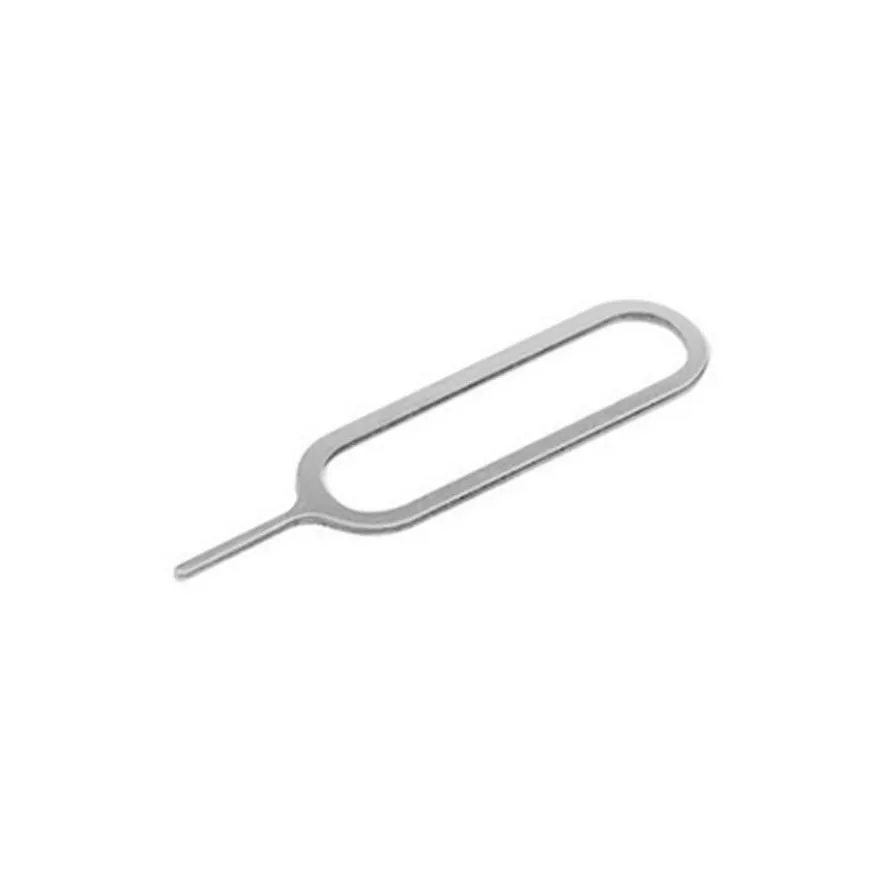 Metal Sim Card Eject Pin Sim Tray Key Open Tool för Huawei Samsung Sony Mobile Mobiltelefon 1000pcs