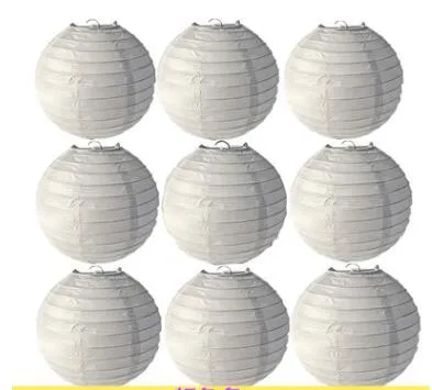 250 stks 20 inch 50 cm ronde chinese papier lantaarn voor verjaardag bruiloft decoratie geschenk ambachtelijke DIY gratis verzending