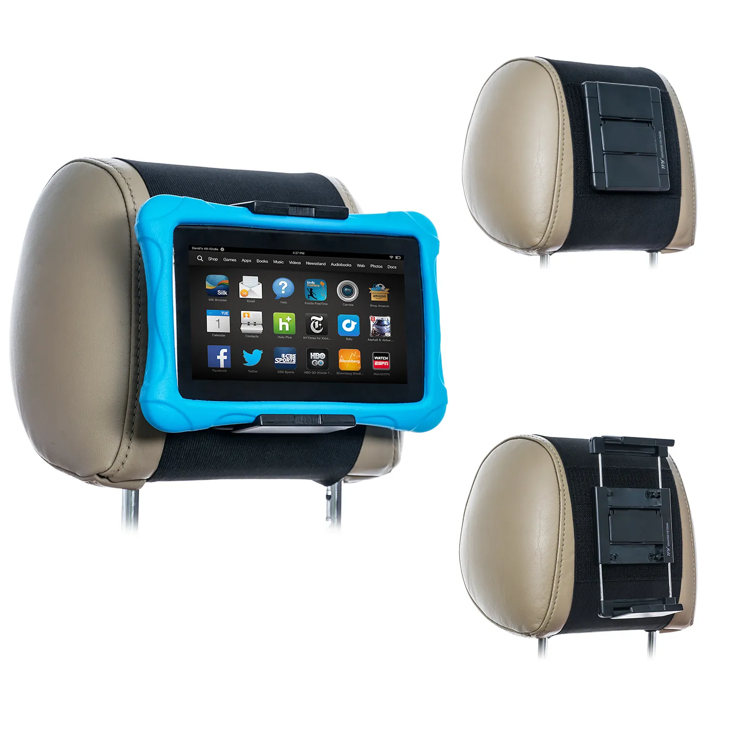 TFY Universal Car Travel Neadrest Mount Holder i 7 - 10 tum Tabletter - Kindle Fire 7 "/ HD 8" / 10 "/ X 8,9"