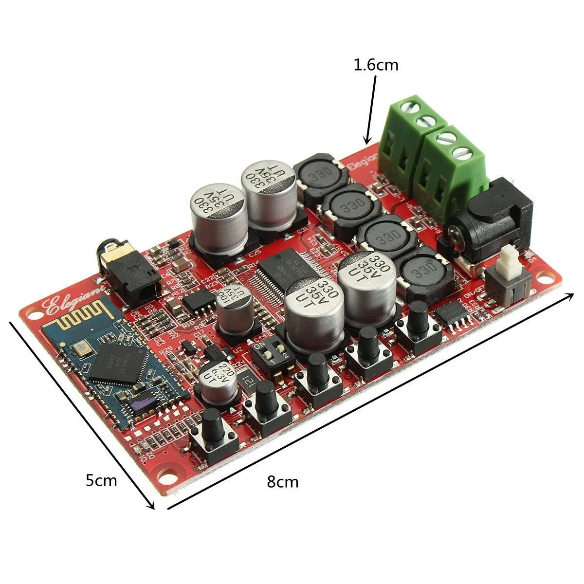 Freeshipping TDA7492P 50W + 50W Draadloze Etooth 4.0 Audio Digitale versterker Board met Case Geïntegreerde Circuits Module