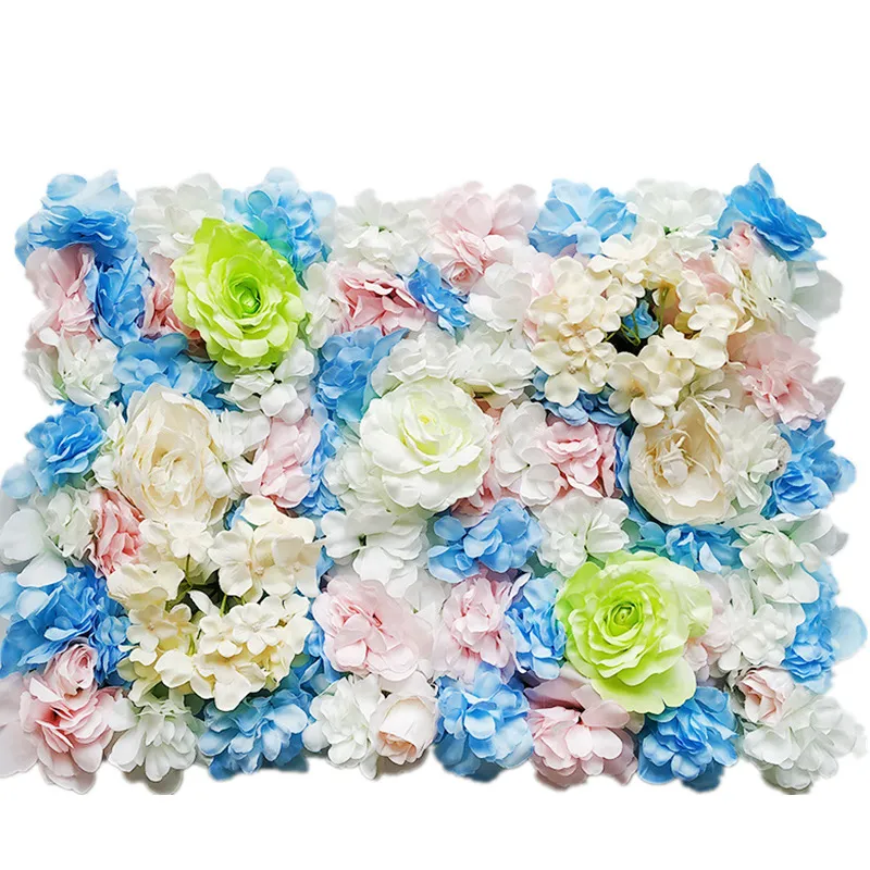 Accessoires de scène mur végétal décoration de mariage fleur artificielle mur fond cryptage Rose pivoine entrelacs mur fond Fondo De Pared De Flores Artificiales