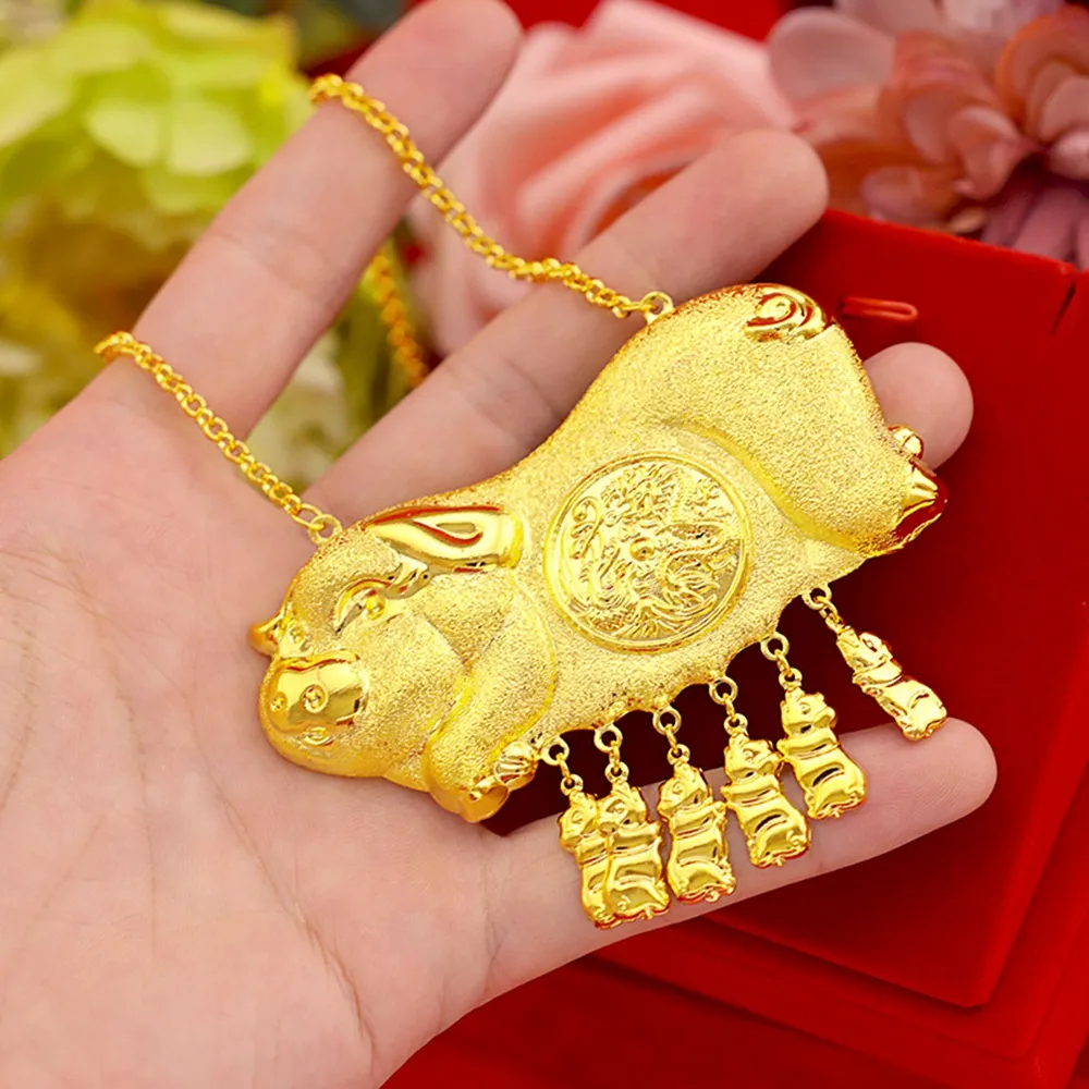 Chinese Wedding Pig Necklace 2024 www.lightgames.pro