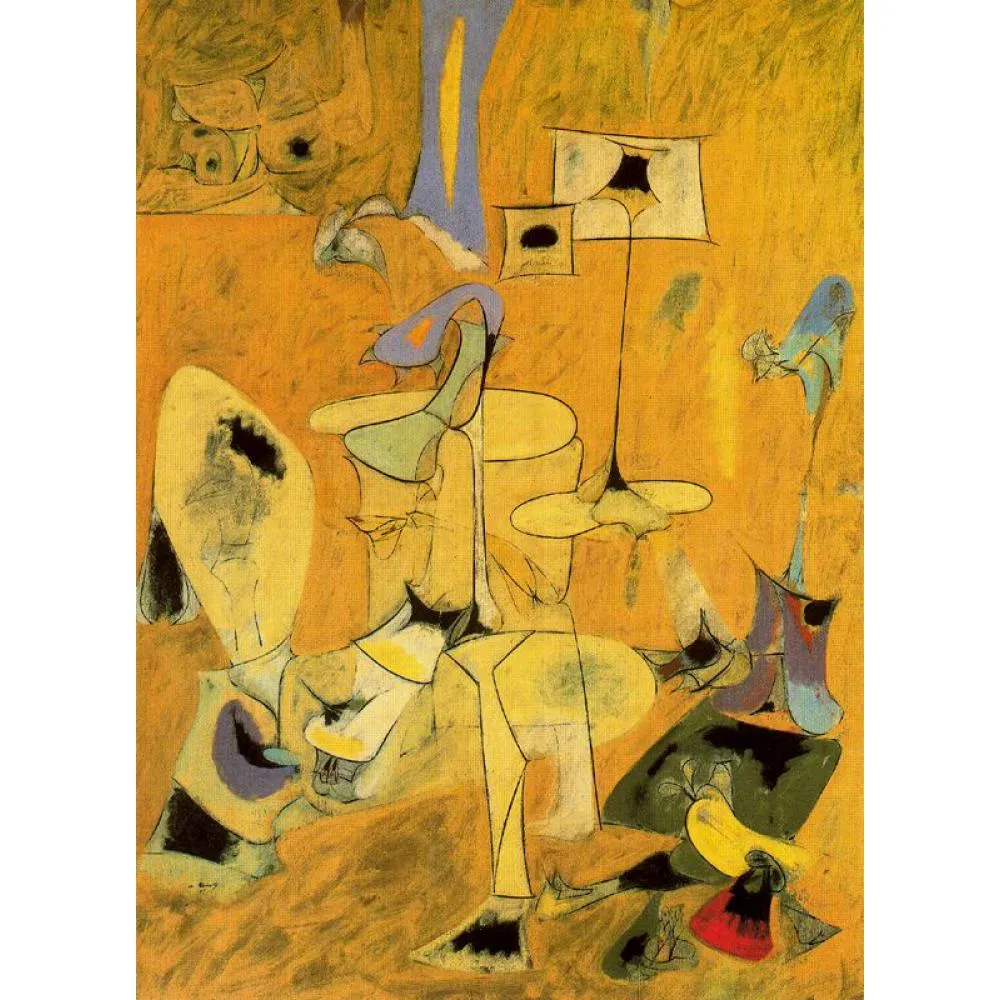 Abstract paintings Los esponsales II Arshile Gorky artwork for office wall decor large canvas hand painted