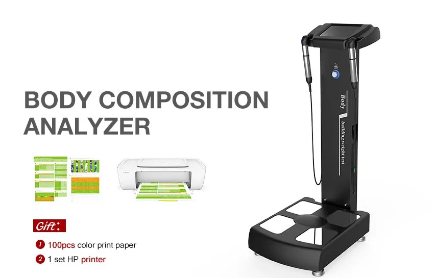 Professional body fat analyzer machine with two printers hotest weight analyzer BCA gs6.5 C+ fat analyzer body composition