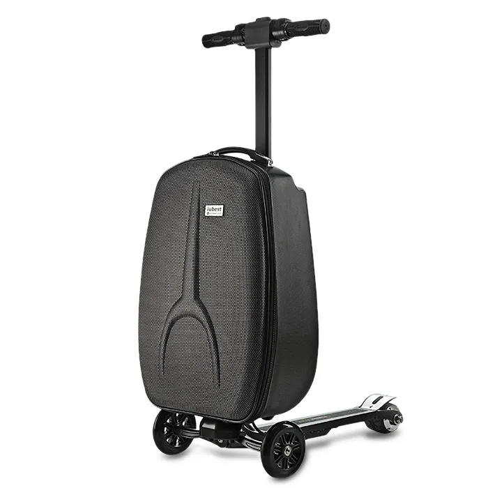 Iubest Iu - Scooter de valise électrique à 3 roues Dx01 avec bagages en polyester/cadre en alliage d'aluminium