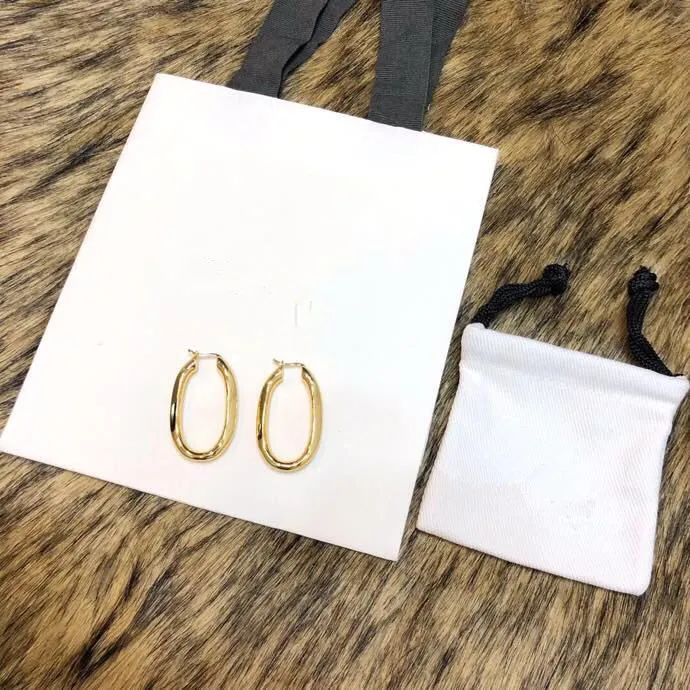 Mode-cuivre avec 18k plaqué or rond creux cercle boucle boucles d'oreilles pour femmes bijoux