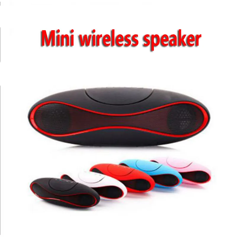 Tanie Mini Piłka nożna Rugby Przenośne głośniki Bezprzewodowe głośniki Bluetooth z MIC Subwoofer Stereo Sound Surport TF Card