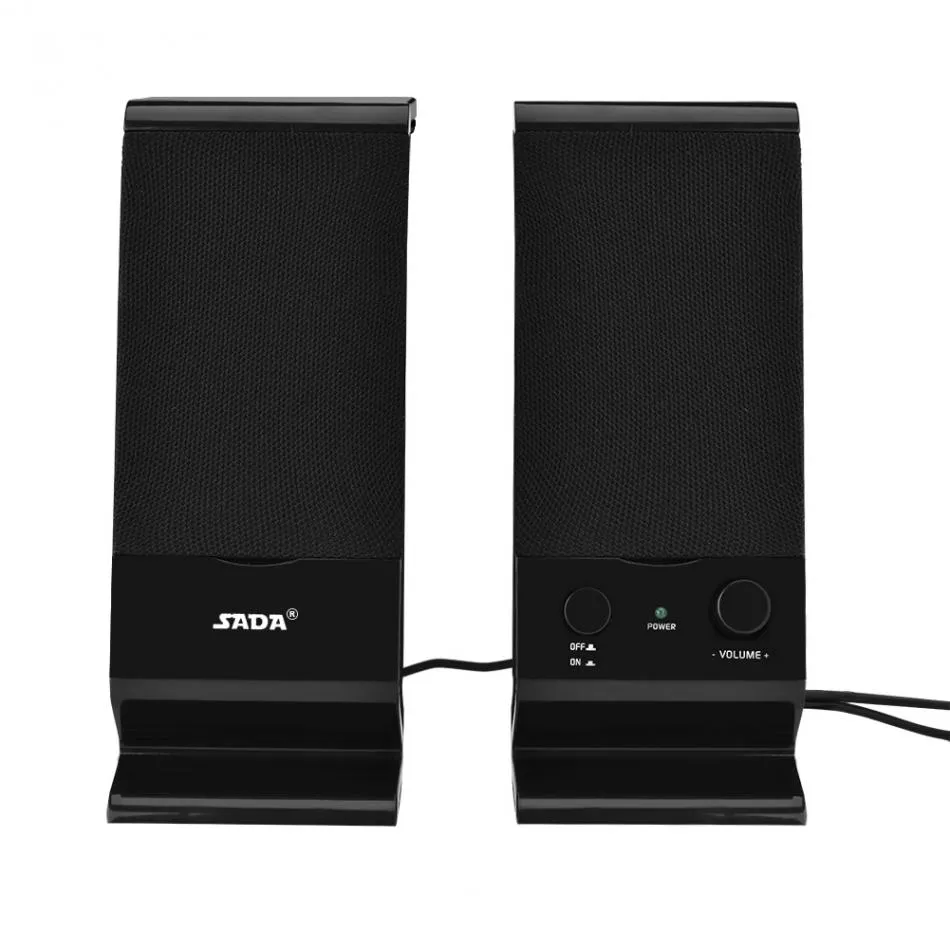 Портативный USB Комбинация компьютера PC Speaker Stereo Bass Sound Box Music Player Mini Сабвуфер для Smartphone ноутбука