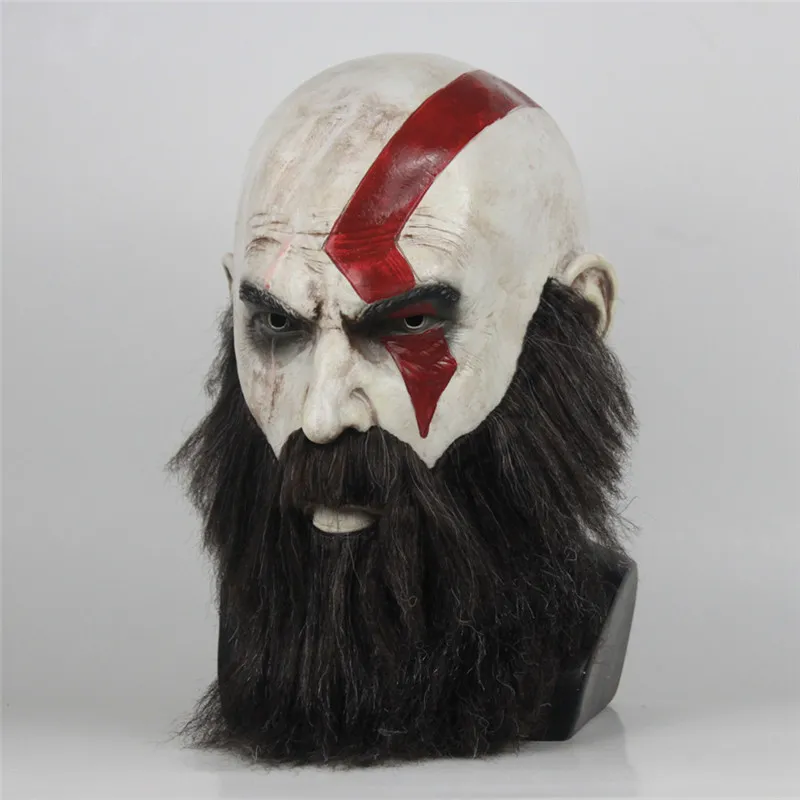 Juego God Of War Máscara Cosplay Kratos Máscara De Látex Halloween