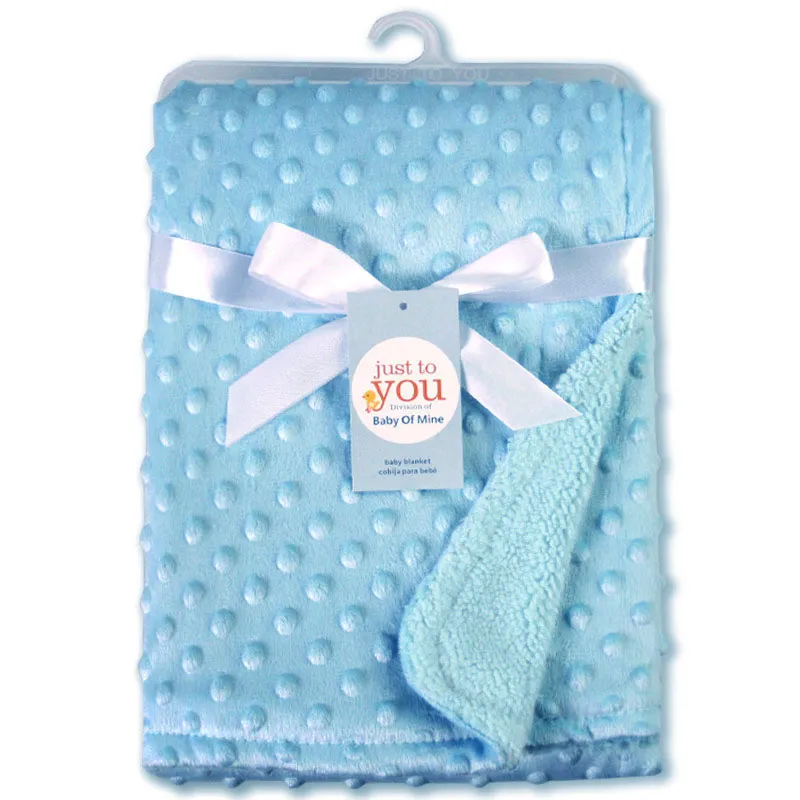 Newborn Thermal Fleece Blanket And Swaddling And Receiving Blankets Set Soft And Solid Cotton Quilt For Baby Girls 2019 From Qinqin342 15.37 DHgate.Com