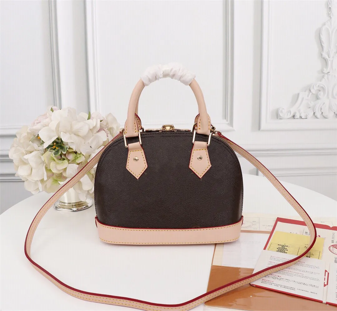 ALMA BB Handbag Golden Padlock Keys 2 Toron Handles Fitted with Detachable Strap Charming Small Bag Perfect for Crossbody Wear