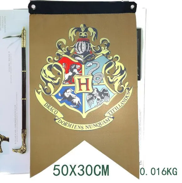 50*30cm Harry Potter Banner Flag Gryffindor Hufflepuff Slytherin Ravenclaw  Triangle Flag Hogwarts College Home Decor Flag From Viola, $2.92