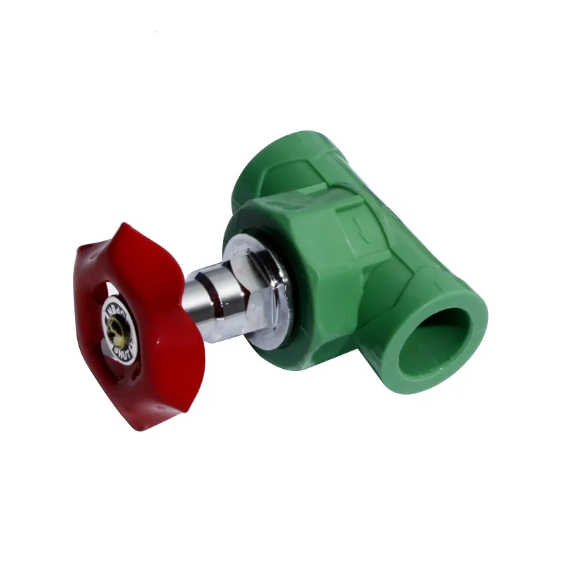 Wholesale PPR Water Pipe Fitting With Valve 20/25/32mm Water Pipe Valve