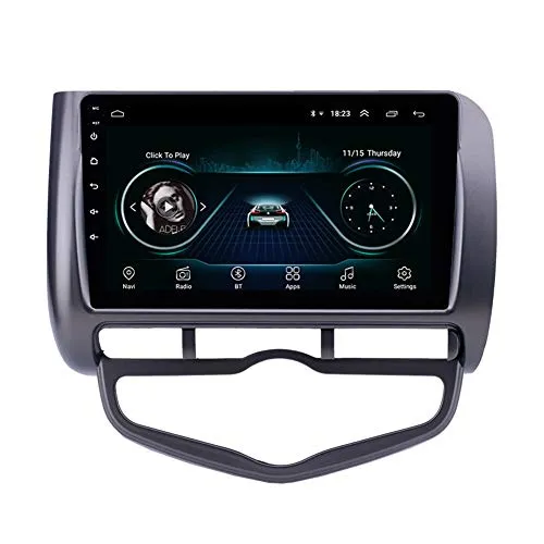 Android 9 inch HD touchscreen Auto Video Radio GPS Navigatie voor 2006 Honda Jazz City Auto AC RHD met Bluetooth Support CarPlay