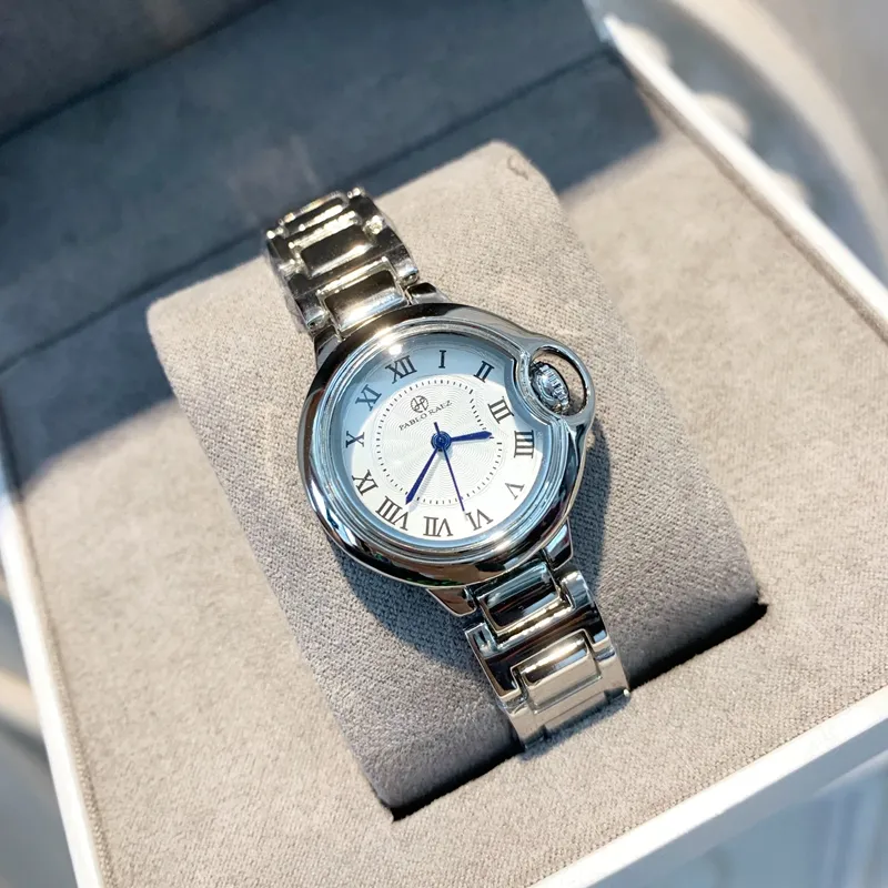2019 New Classical design leiseure Mens women fashion Watches Steel Blue Quartz Wristwatches Top relogies Luxury relojes balon High quality