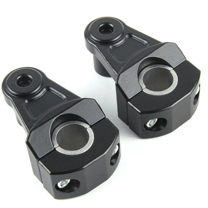 Handlebars 1 Pair Clamp Riser Mount Professional 22/28mm Universal Aluminum Alloy Direct Fit Practical Modification Motorcycle