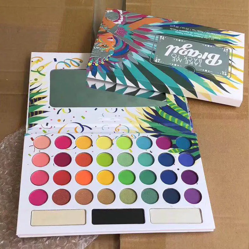 2021 New Arrival 35 Color TAKE ME BACK TO BRAZIL EyeShadow Palette Free DHL